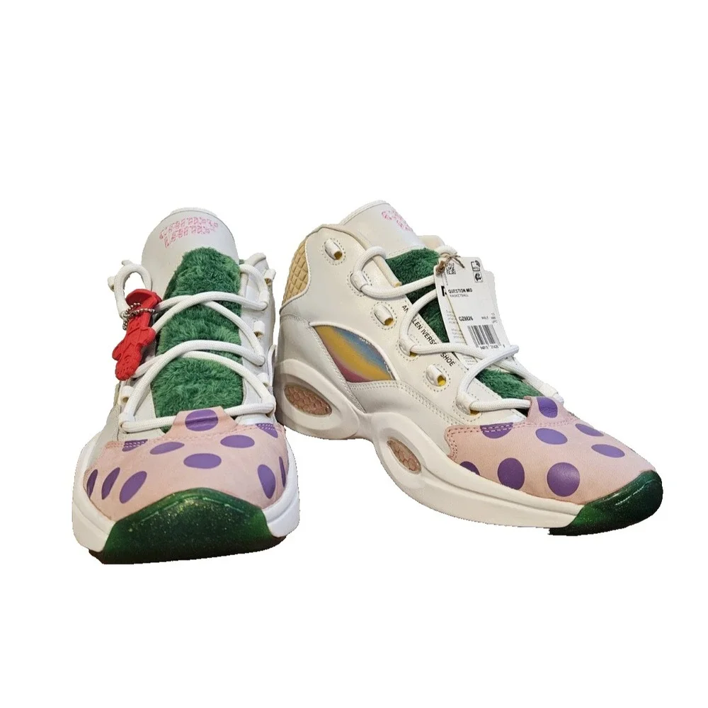 Reebok Question Mid “Candyland” Iverson GZ8826 Men’s 14 • 2021 • NWT Verified - Picture 2 of 16